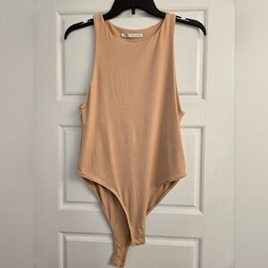 Zara Beige Bodysuit